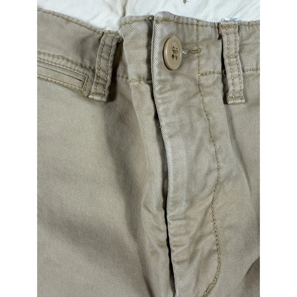 Gap Kids Straight Leg Khaki Chino Pants Tan Stretch Boys Size 18